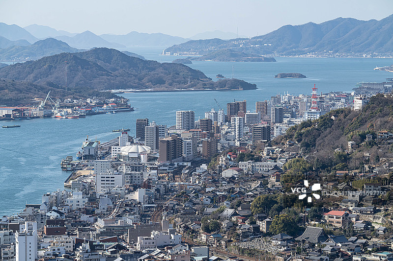 日本广岛县尾道市风光图片素材