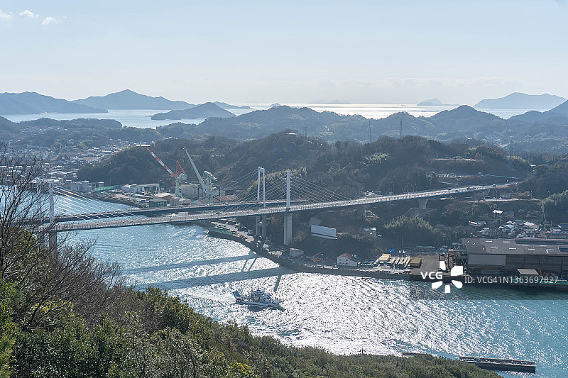 日本广岛县尾道市风光图片素材