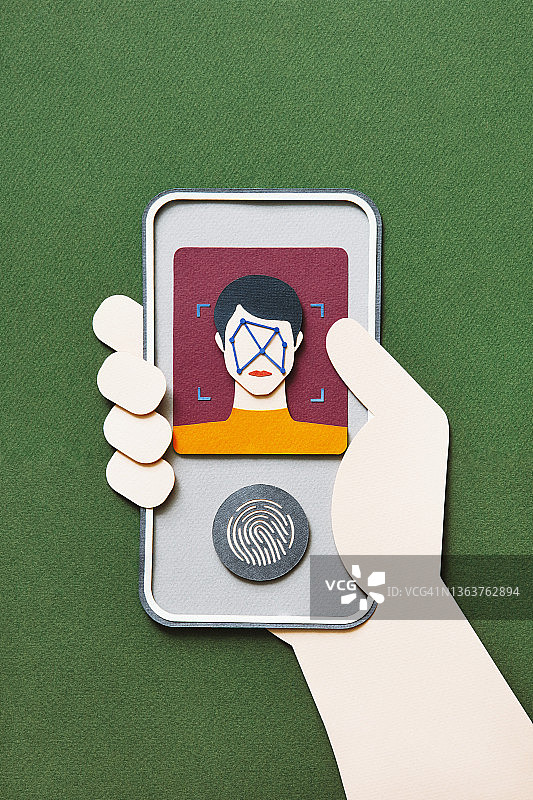 生物识别与人脸识别技术图片素材