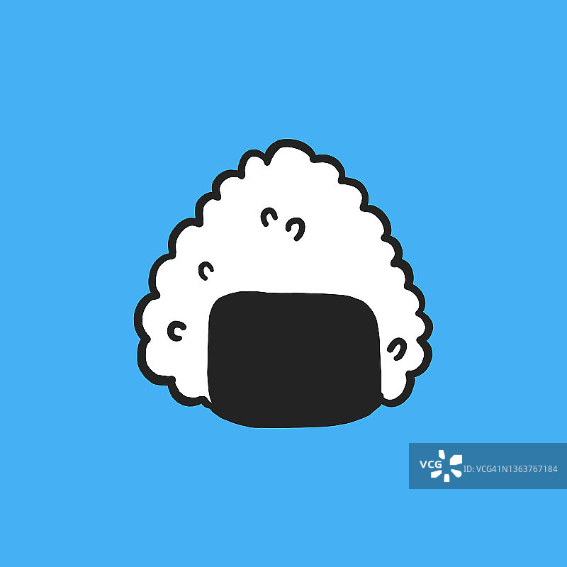 饭团：用海苔包裹的传统食物米饭图片素材