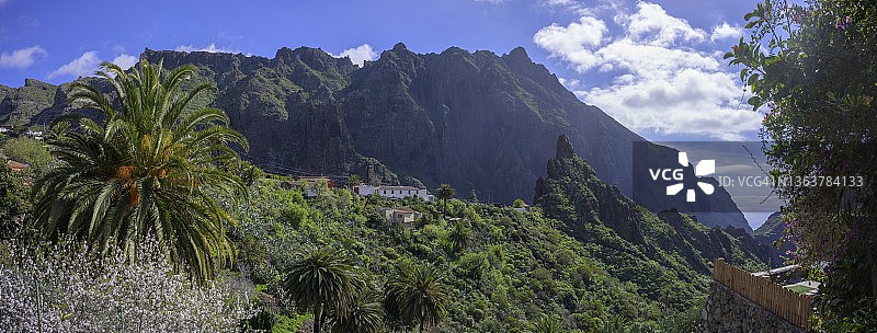 特内里费岛马斯卡山村风光，西班牙图片素材