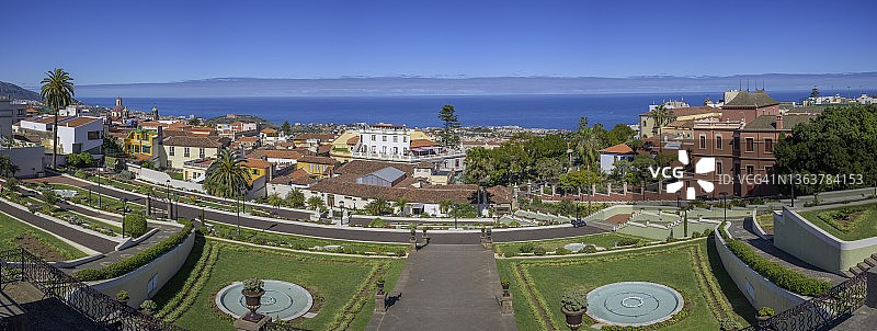 西班牙特内里费岛奥罗塔瓦马尔萨加维多利亚花园图片素材
