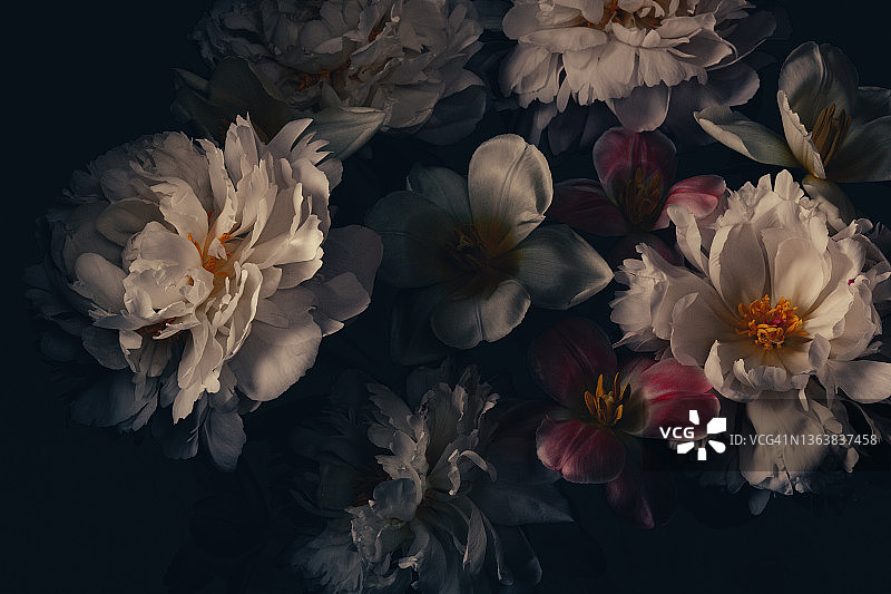 巴洛克风格花束照片图片素材