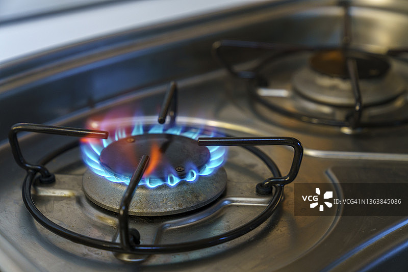 燃气灶火焰图片素材