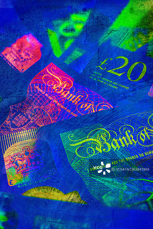 彩色货币背景图片素材