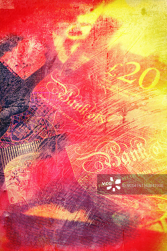 英国钞票抽象背景图片素材