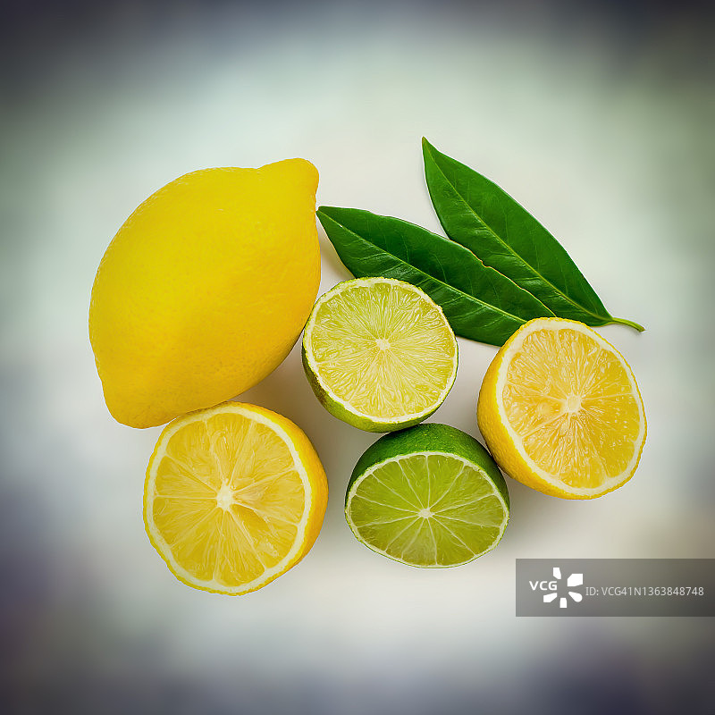 柠檬和青柠图片素材