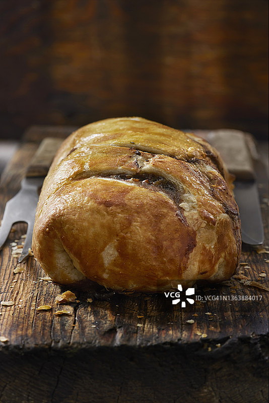 牛肉末惠灵顿图片素材