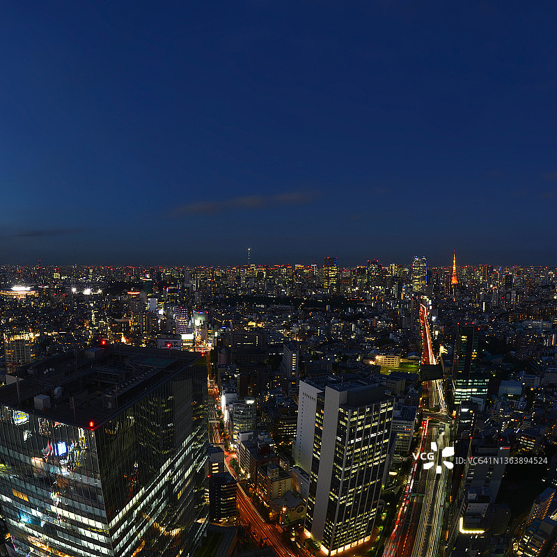 东京全景图片素材