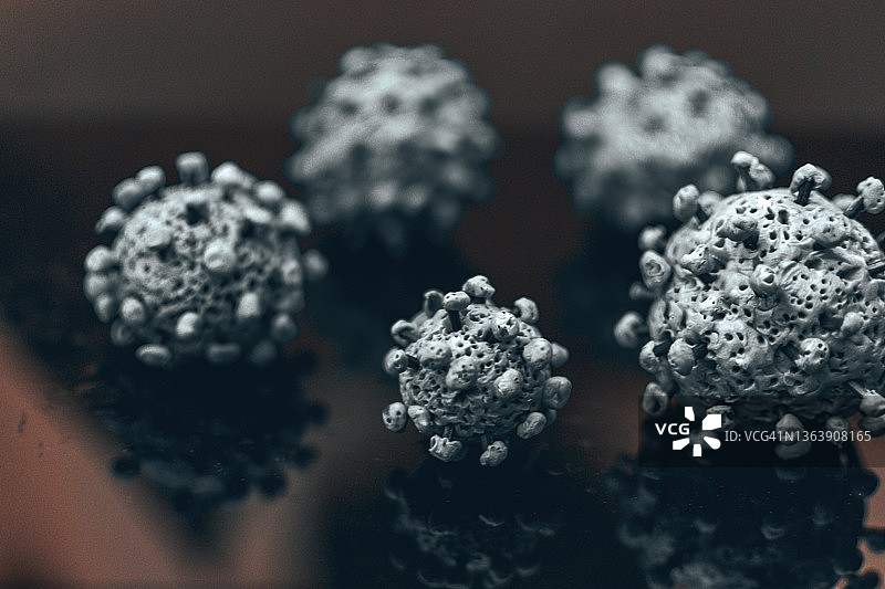 Covid-19 Omicron、冠状病毒、Covid-19、微生物学和病毒学概念图片素材