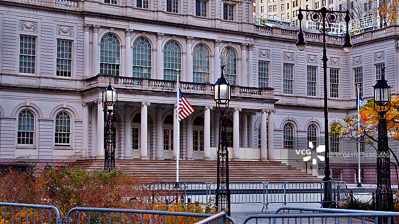纽约市政厅图片素材