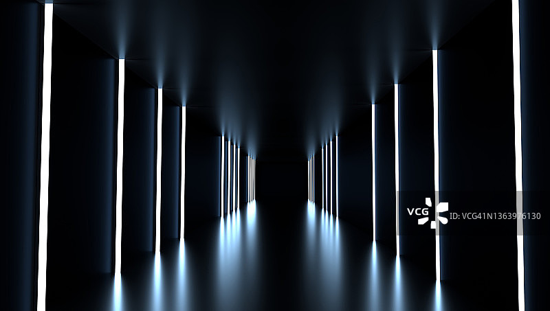 白色光无人空间图片素材