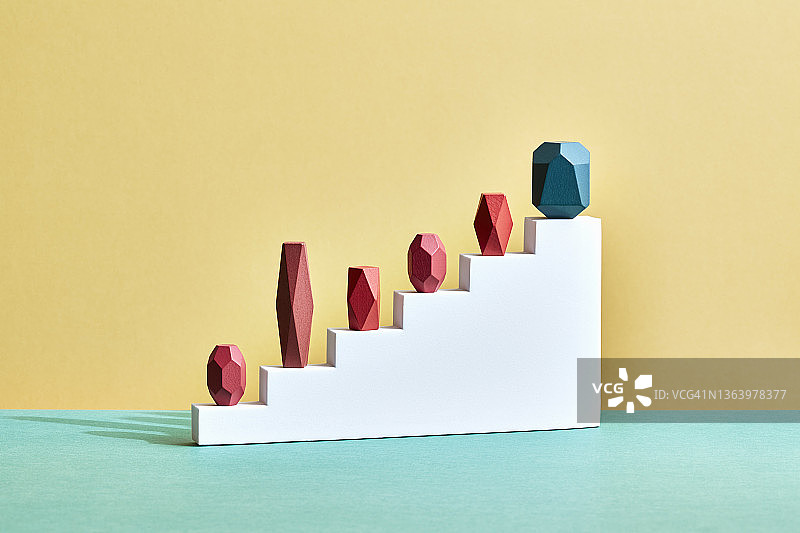 几何鹅卵石概念图图片素材