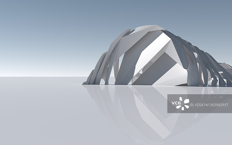 空旷的建筑背景图片素材