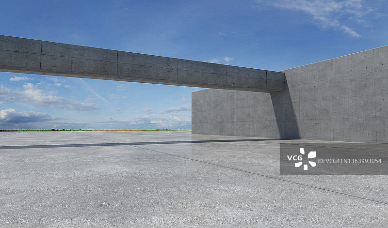 空旷的建筑背景图片素材