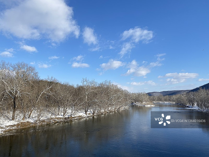 谢南多厄河图片素材
