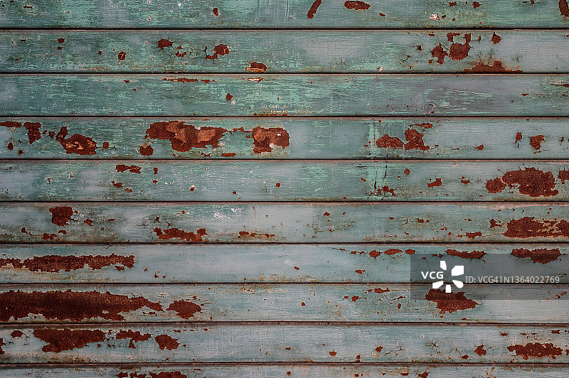 生锈的蓝色百叶窗背景图片素材