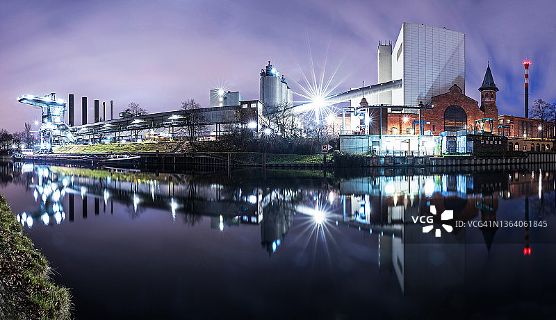 火力发电站（柏林莫阿比特）图片素材