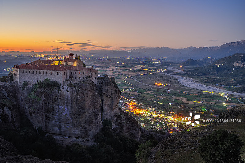 圣斯蒂芬修道院，米特奥拉修道院，特里卡拉，塞萨利，希腊图片素材