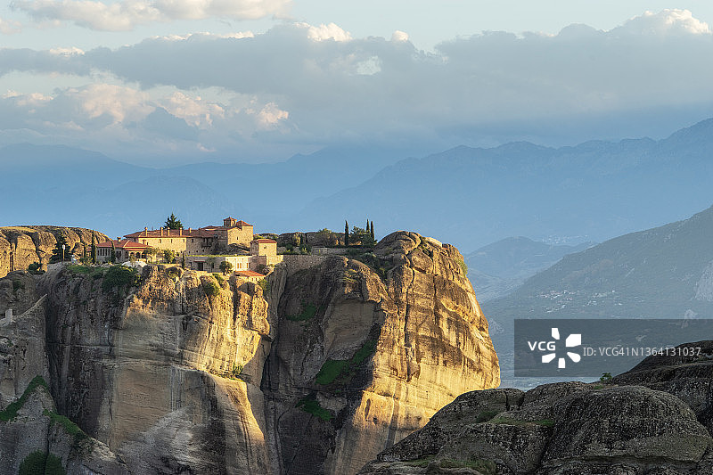 希腊，特里卡拉，梅泰奥拉修道院图片素材