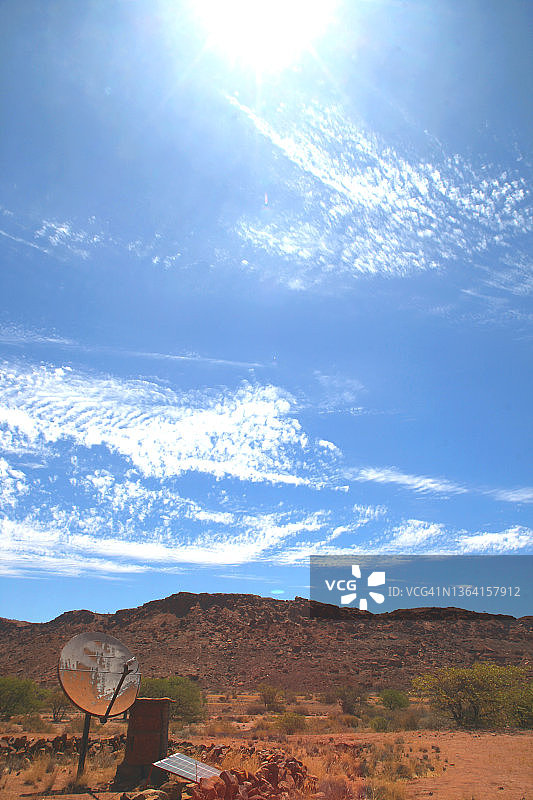 纳米比亚太阳能电池板图片素材