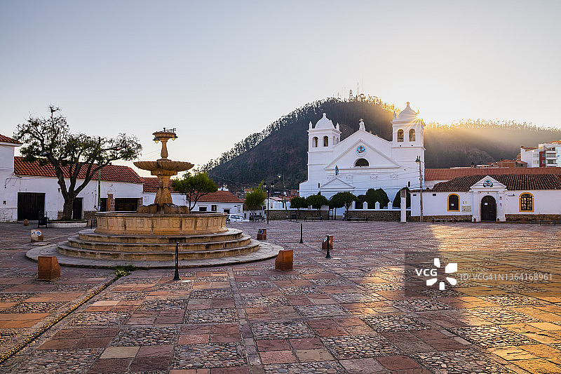 玻利维亚苏克雷La Merced教堂景色图片素材