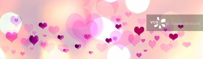 情人节心形背景插画图片素材
