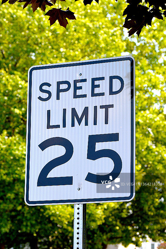 限速25标志图片素材