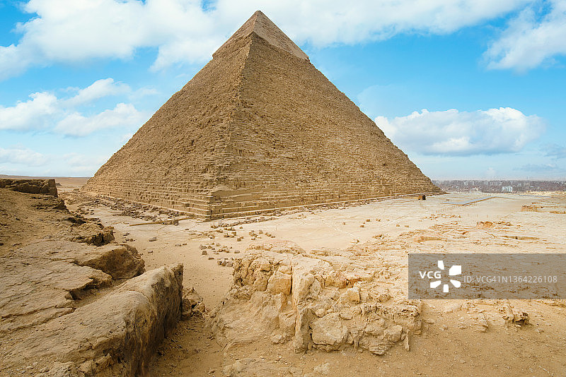 埃及吉萨卡夫拉金字塔图片素材