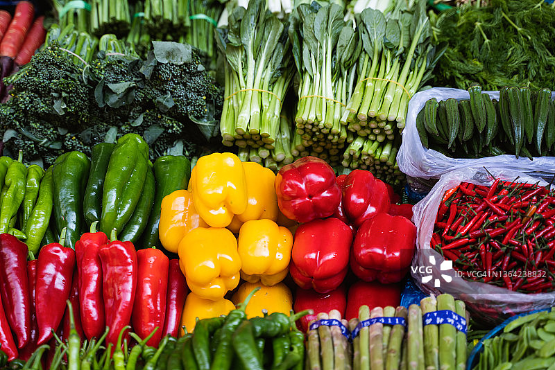 整齐排列的蔬菜图片素材
