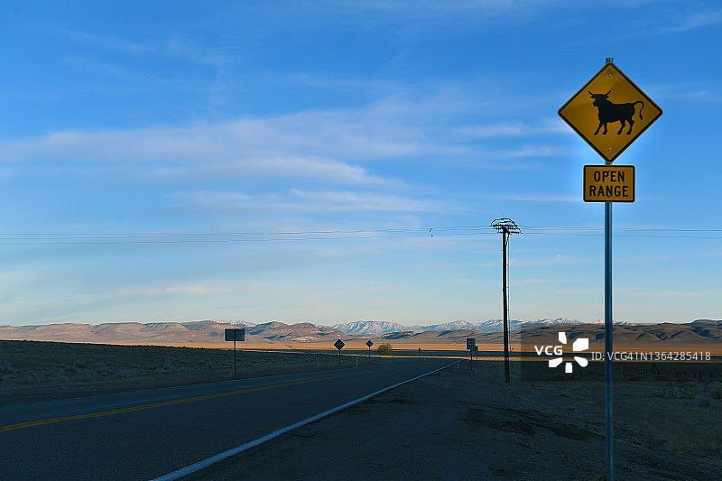 开放牧场标志图片素材