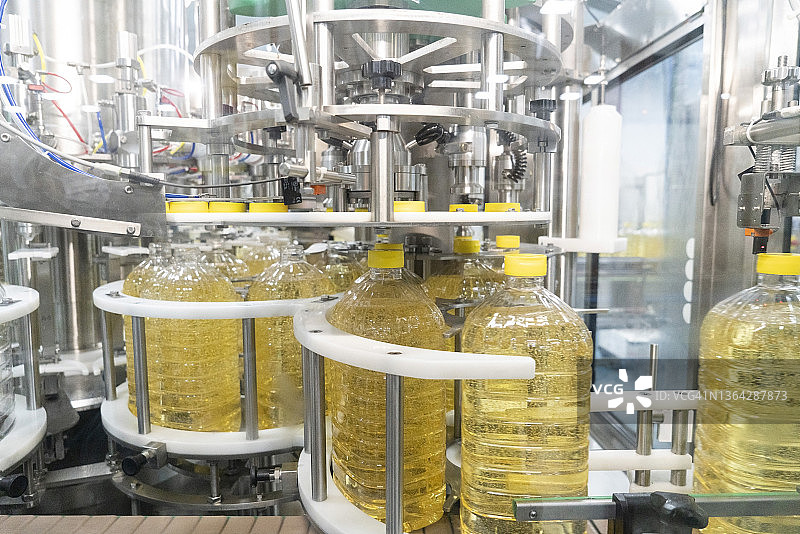 食用植物油生产图片素材