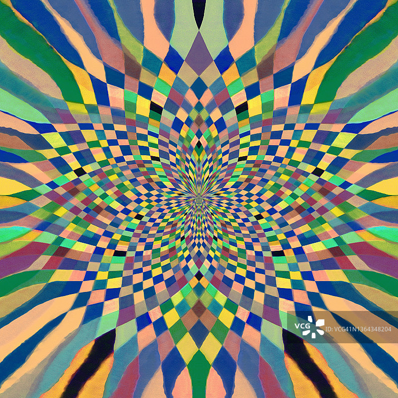 彩色曼陀罗背景图片素材