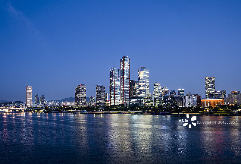 韩国首尔夜景图片素材