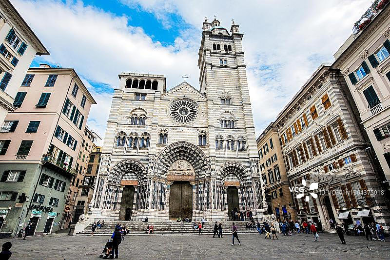 意大利利古里亚热那亚圣洛伦索主教座堂图片素材