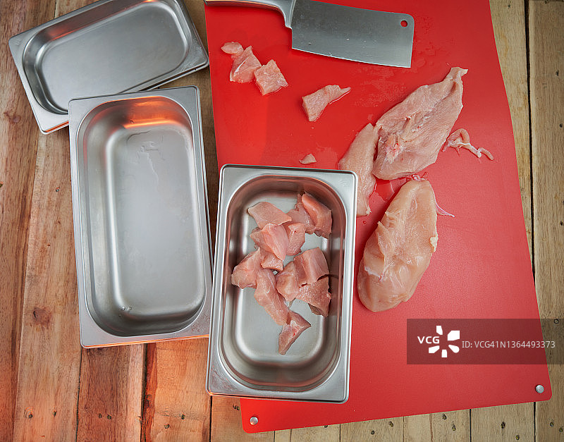 切鸡柳图片素材