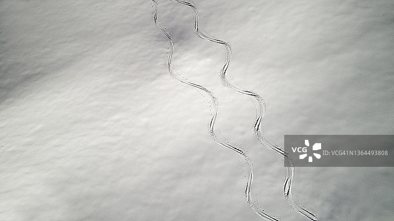 滑雪道图片素材