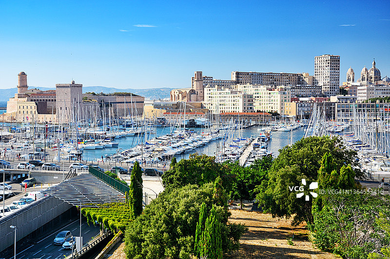 法国马赛老港图片素材