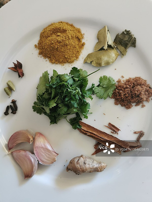 制作咖喱的香料图片素材