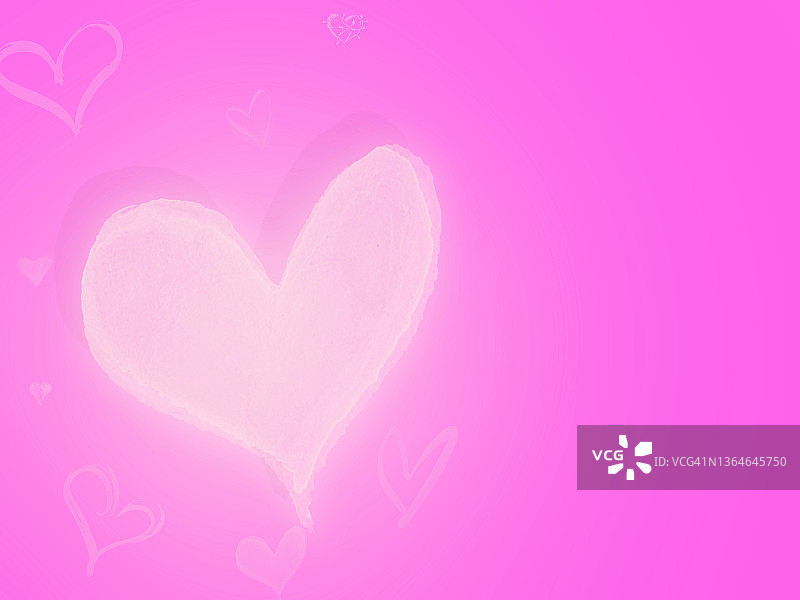 心形图案插画图片素材