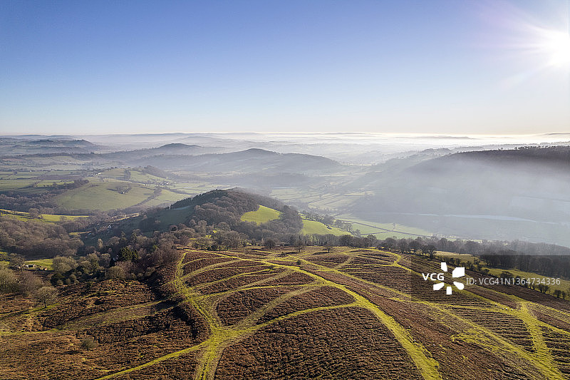 英国赫里福德郡加威山图片素材
