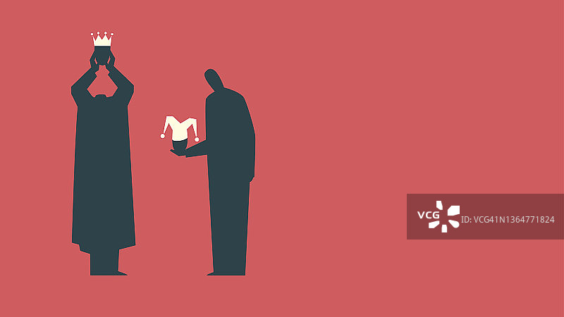 国王或小丑图片素材