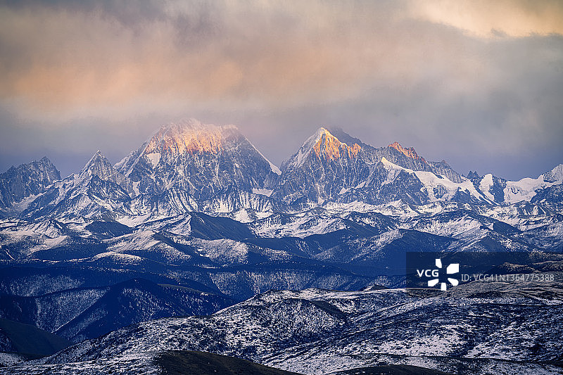 四川甘孜自然风光图片素材
