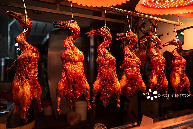 中式烤鸭图片素材