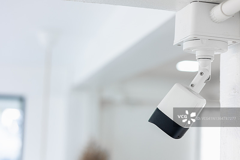 室内监控摄像头场景图片素材