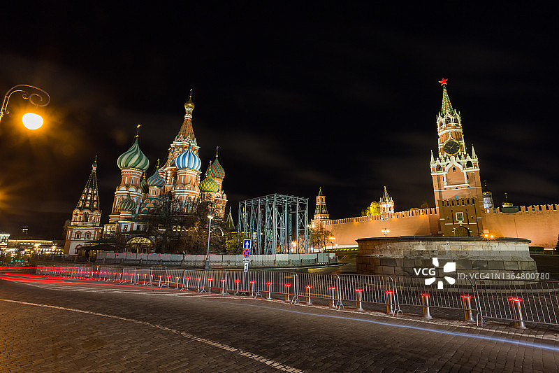 圣瓦西里升天大教堂，又称圣巴索大教堂图片素材