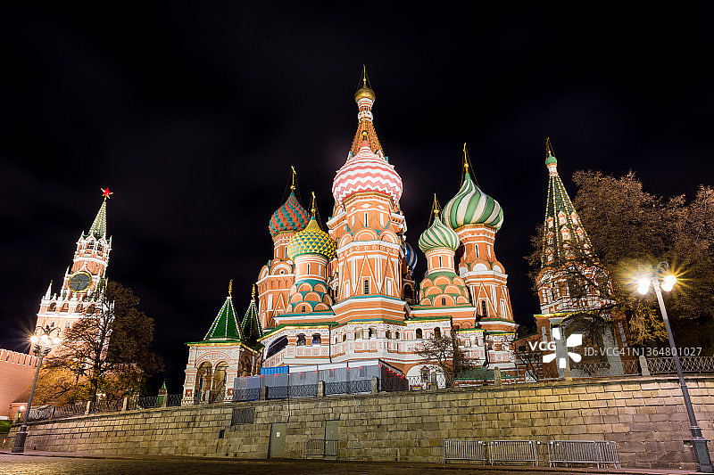 圣瓦西里升天大教堂，又称圣巴索大教堂图片素材