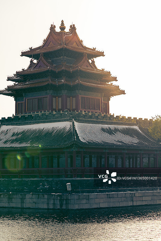 中国北京雪中的故宫图片素材