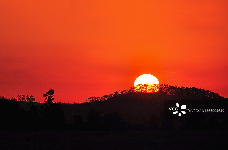 巴西隆德里纳的日落图片素材