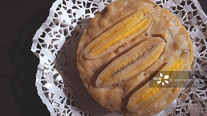 香蕉蛋糕图片素材